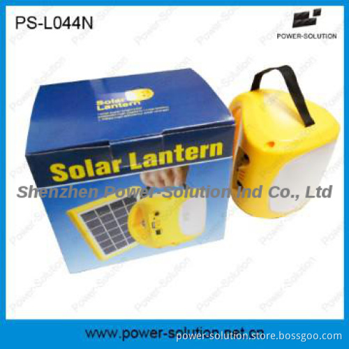 Portable solar lamp for indoor and outdoor